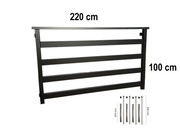 Balustrada francuska okienna 220 cm okno 190 cm BF01 Dowolny RAL