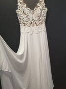 Suknia slubna Benita 36 Catherine muslinowa