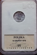 10 GROSZY 1978 R GRADING GCN I/I mennicza