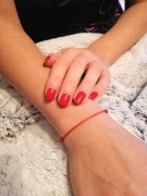 Bransoletka szczęścia na szczęście ochronna czerwona talizman amulet 