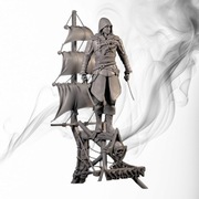 Figurka druk 3D żywica " Assassin Creed - F274 "- 120 mm