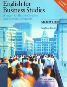 English for Business Studies Student's book Ian Mackenzie