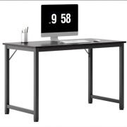 Czarne biurko komputerowe 120x60cm - nowe