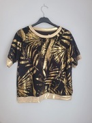 Bluzka czarno złota 