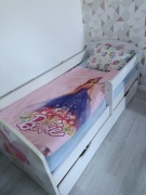 Łóżko dla dziewczynki piękne z wróżką 