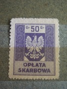 znaczek skarbowy znak opłata skarbowa 50 gr groszy PRL