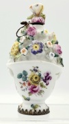 Porcelanowy flakon perfumetka Anglia 18 wiek 1755 antyk jak Miśnia Chelsea
