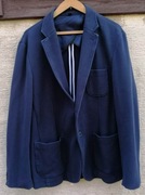 Granatowa bawełniana marynarka męska r.54/XL