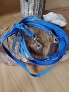 smycz przepinana z dwoma karabińczykami