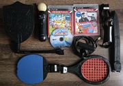 Zestaw nr.2 PS Move. Kamera, różdżka, gry, akcesoria.