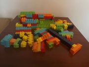 Zestaw dużych kolorowych klocków dla dzieci