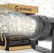 PROJEKTOR ŚWIĄTECZNY LASEROWY RZUTNIK LED NA DOM REFLEKTOR ŚNIEG WZORY