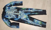 strój kościotrupa kościotrup szkieletor halloween 282j