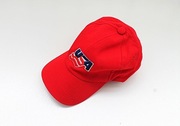 Czapka z daszkiem USA Full brim Cap pełna CZERWONA