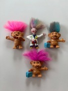 Zestaw figurek weetos trolle, figurka troll vintage lata 80/90