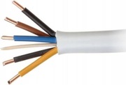 Przewód elektryczny 5x6 mm2.    - 14.5m