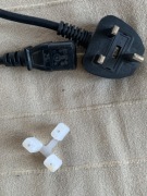Kabel zasilający wtyczka angielska UK 3 pin 1.8 m 