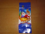 Fazer czekolada mleczna świąteczna 2002 puste opakowanie