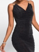 Brokatowa mini sukienka 