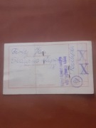 Bilet miesięczny MPK Kraków 1991