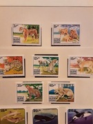 Gwinea Bissau 1984  Mi 779-85  lew tygrys  seria idealna  pozycja