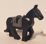 Lego Hobbit, LOTR, koń, Black Horse, Ringwraith, 9472