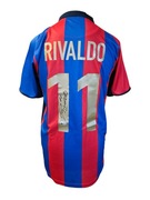 ! AUTOGRAF RIVALDO koszulka z autografem Certyfikat FC Barcelona