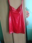 Sukienka lateksowa mini ołówkowa latex 40 L