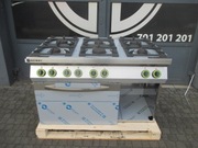 Nowa Kuchnia Gazowa 6-palnikowa z piekarnikiem elektrycznym HENDI