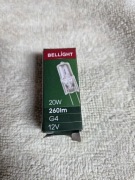 ŻARÓWKA HALOGENOWA HALOGEN 20W/260llm G4  Ciepła 12V 