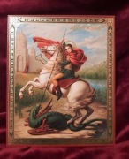 Piękna Ikona prawosławna Święty Jerzy Zwycięzca. 