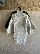 Body z długim rękawem 3-pak 12 msc (74 cm) 