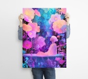 Magiczna kąpiel - grafika na plakacie na A3