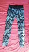getry leginsy dziecięce Adidas r. 164 niebieskie moro