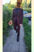 Garnitur młodzieżowy 42 Isaac Dewhirst kolor czekoladowy lat 13/14