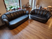 Komplet wypoczynkowy skórzany Aris Concept