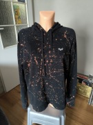 H2O bluza damska z kapturem czarna XL kangurka