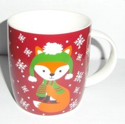 KUBEK LIS LISEK W CZAPCE I SZALIKU - CIEKAWY