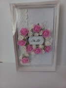 Ręcznie robiona kartka w pudełku na urodziny. Handmade, DIY 