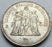 50 Franków Herkules Francja 1977 srebro
