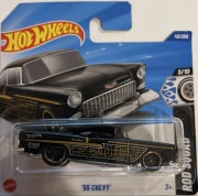 Chevy Bel Air 1955 czarny Hot Wheels 2025
