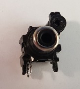 Złącze Cinch do druku czarne. 