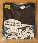 T-shirt czarny STAR WARS bawełna C&A r.146/152