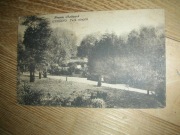 Pocztówka Gnesen Gniezno park miejski .    przedwojenna