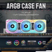 AsiaHorse Matrix 360 ARGB Zestaw chłodzący obudowę PC 3 wentylatory 120x120