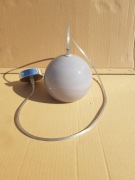 Lampa wisząca KULKA KULA 15cm SZARY szkło MURANO GLASS