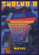 PLAKAT A3 Młotek, Smolna 8, Warszawa, 50 x 70 cm