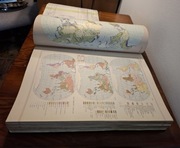 Atlas 1962 r. 523 strony PWN Służba Topograficzna Wojska Polskiego Unikat 