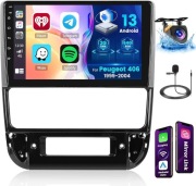 Ohradio Android 13 Radio 9" CarPlay 2+64GB Peugeot 406 1999-2004