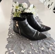 botki na płaskim obcasie, r. 40